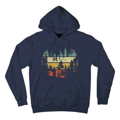 Wildlife Trees Outdoors Nature Retro Forest Tall Hoodie