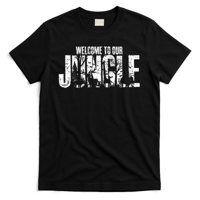 Welcome To Our Jungle Safari And Zoo Camping T-Shirt