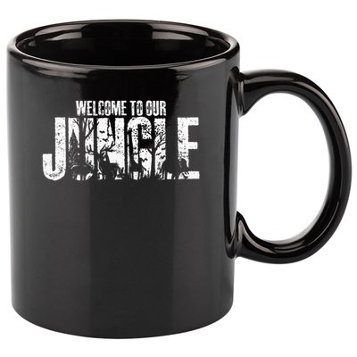 Welcome To Our Jungle Safari And Zoo Camping 11oz C Handle Ceramic Mug