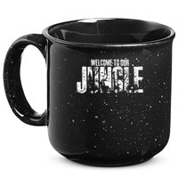 Welcome To Our Jungle Safari And Zoo Camping 15oz Campfire Ceramic Mug