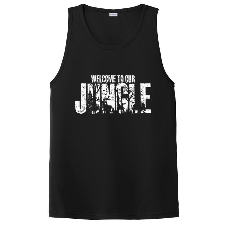 Welcome To Our Jungle Safari And Zoo Camping PosiCharge Competitor Tank