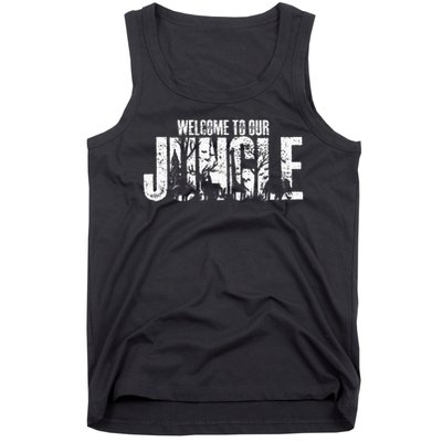Welcome To Our Jungle Safari And Zoo Camping Tank Top