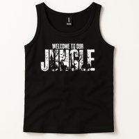 Welcome To Our Jungle Safari And Zoo Camping Tank Top