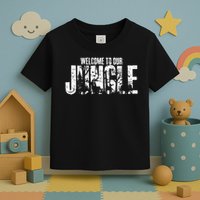 Welcome To Our Jungle Safari And Zoo Camping Toddler T-Shirt