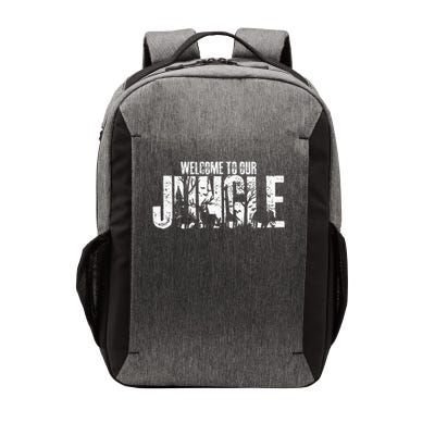 Welcome To Our Jungle Safari And Zoo Camping Vector Backpack