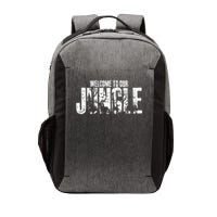 Welcome To Our Jungle Safari And Zoo Camping Vector Backpack