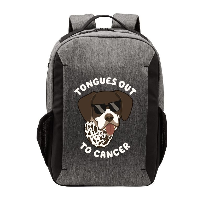 Wyatt Tongues Out To Cancer Vector Backpack