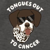 Wyatt Tongues Out To Cancer Vector Backpack