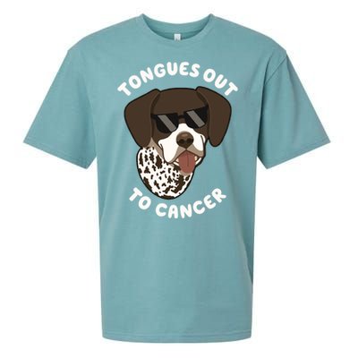 Wyatt Tongues Out To Cancer Sueded Cloud Jersey T-Shirt