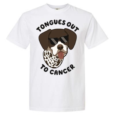 Wyatt Tongues Out To Cancer Garment-Dyed Heavyweight T-Shirt