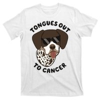 Wyatt Tongues Out To Cancer T-Shirt