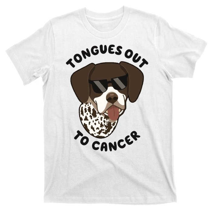 Wyatt Tongues Out To Cancer T-Shirt