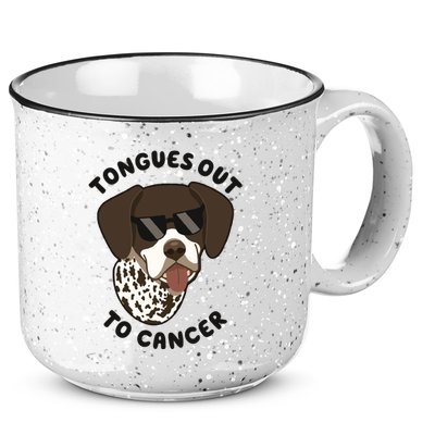 Wyatt Tongues Out To Cancer 15oz Campfire Ceramic Mug