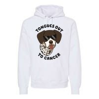 Wyatt Tongues Out To Cancer Premium Hoodie