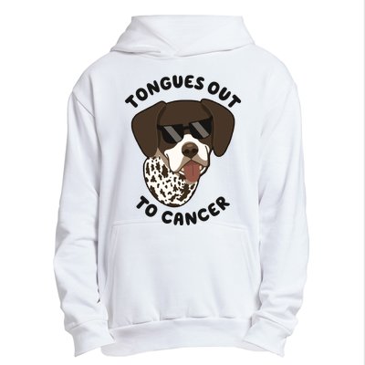 Wyatt Tongues Out To Cancer Urban Pullover Hoodie