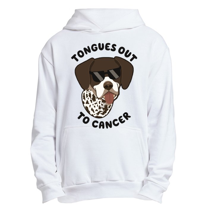 Wyatt Tongues Out To Cancer Urban Pullover Hoodie