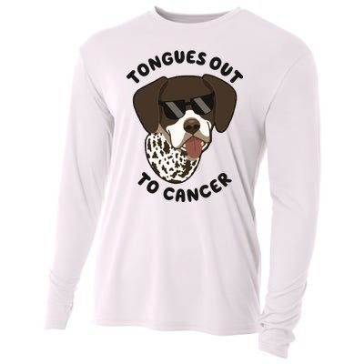 Wyatt Tongues Out To Cancer Cooling Performance Long Sleeve Crew