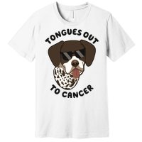 Wyatt Tongues Out To Cancer Premium T-Shirt