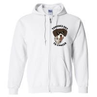 Wyatt Tongues Out To Cancer Full Zip Hoodie