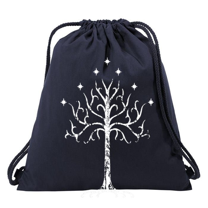 White Tree Of Gondor Tolkien Drawstring Bag