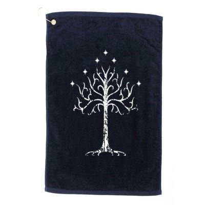 White Tree Of Gondor Tolkien Platinum Collection Golf Towel