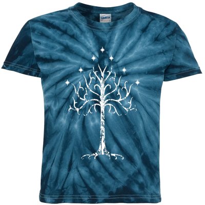 White Tree Of Gondor Tolkien Kids Tie-Dye T-Shirt