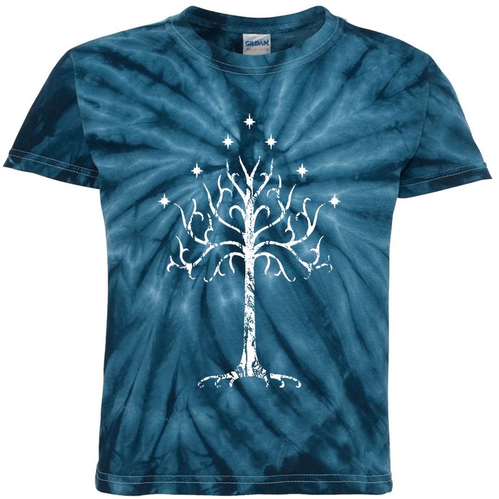 White Tree Of Gondor Tolkien Kids Tie-Dye T-Shirt