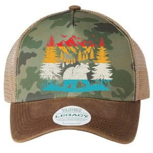 Wildlife Trees Outdoors Nature Animal Bear Forest Legacy Tie Dye Trucker Hat