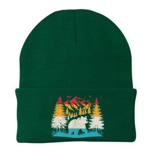 Wildlife Trees Outdoors Nature Animal Bear Forest Knit Cap Winter Beanie