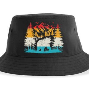 Wildlife Trees Outdoors Nature Animal Bear Forest Sustainable Bucket Hat