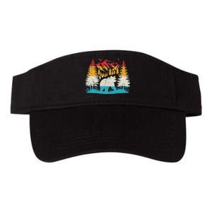 Wildlife Trees Outdoors Nature Animal Bear Forest Valucap Bio-Washed Visor