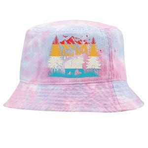 Wildlife Trees Outdoors Nature Animal Bear Forest Tie-Dyed Bucket Hat