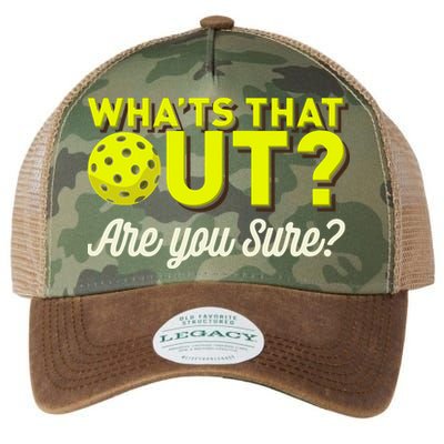 Was That Out? Are You Sure? For Pickleball Players Legacy Tie Dye Trucker Hat