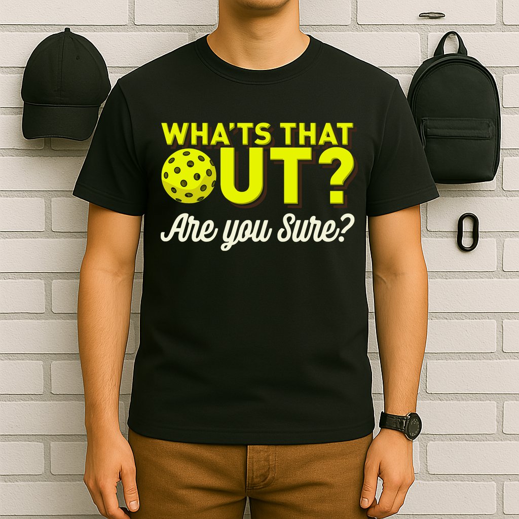 Was That Out? Are You Sure? For Pickleball Players T-Shirt