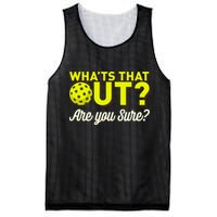 Was That Out? Are You Sure? For Pickleball Players Mesh Reversible Basketball Jersey Tank