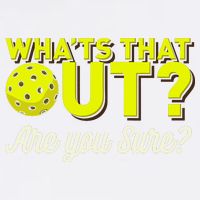 Was That Out? Are You Sure? For Pickleball Players Garment-Dyed Sweatshirt