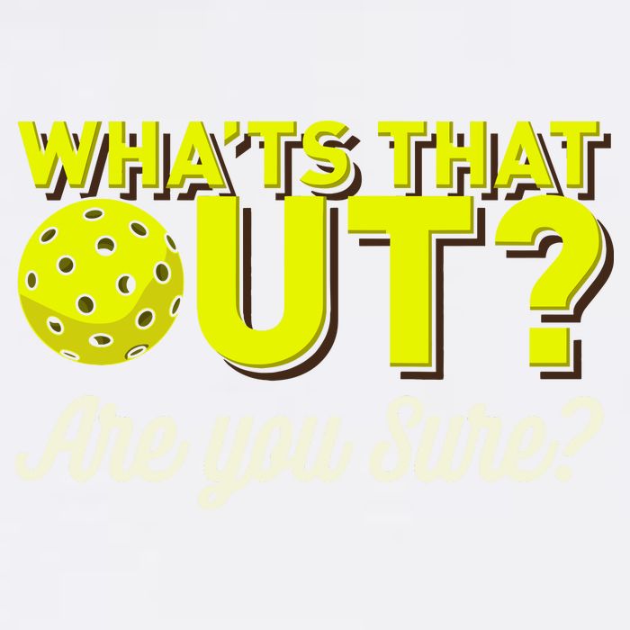 Was That Out? Are You Sure? For Pickleball Players Garment-Dyed Sweatshirt