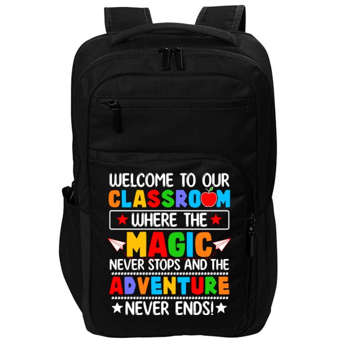 Wecome To Our School Gift Teacher Back To School Impact Tech Backpack