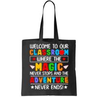 Wecome To Our School Gift Teacher Back To School Tote Bag