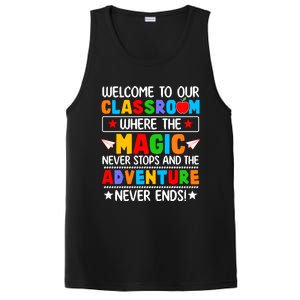 Wecome To Our School Gift Teacher Back To School PosiCharge Competitor Tank