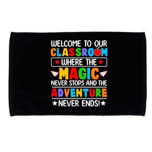 Wecome To Our School Gift Teacher Back To School Microfiber Hand Towel