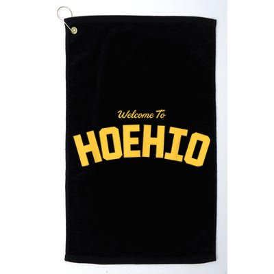 Welcome To Ohio Platinum Collection Golf Towel