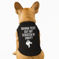 Wanna Test Out My Scratch N Sniff Funny Embarrassing Doggie Tank