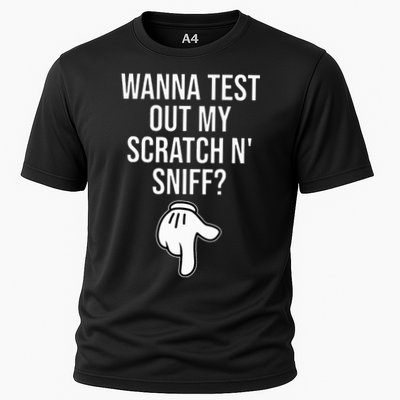 Wanna Test Out My Scratch N Sniff Funny Embarrassing Performance Shirt