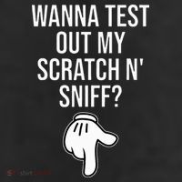 Wanna Test Out My Scratch N Sniff Funny Embarrassing 25L Jumbo Tote