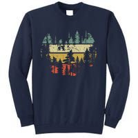 Wildlife Trees Outdoors Nature Retro Forest Tall Sweatshirt