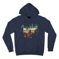 Wildlife Trees Outdoors Nature Retro Forest Tall Hoodie