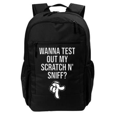 Wanna Test Out My Scratch N Sniff Daily Commute Backpack