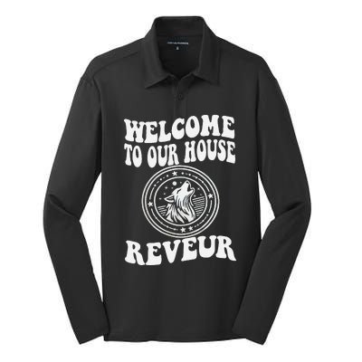 Welcome To Our House Reveur House Of Dreamers Rca Silk Touch Performance Long Sleeve Polo