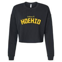 Welcome To Ohio Cropped Pullover Crew
